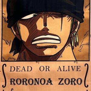 بک دراپ Wanted Roronoa Zoro